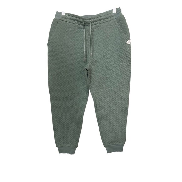 Vera Bradley Sage Green Quilted Joggers Medium M - Picture 1 of 16